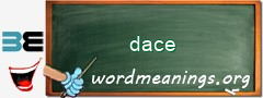 WordMeaning blackboard for dace